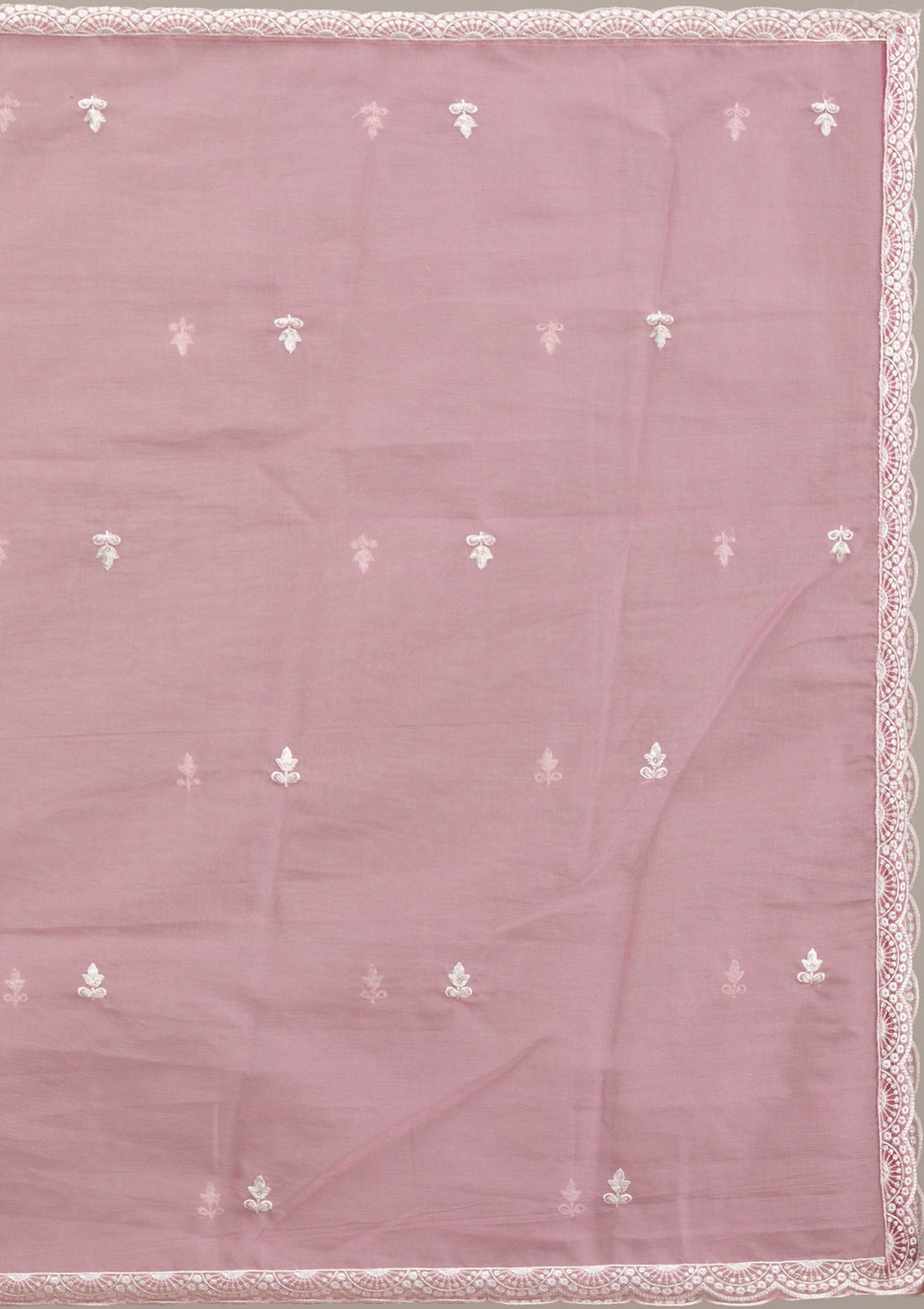 Mauve Threadwork Cotton Readymade Salwar Suit-Koskii