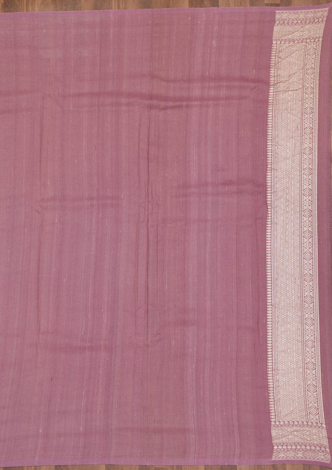 Mauve Zariwork Banarasi Saree-Koskii