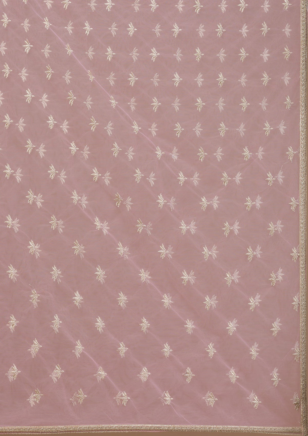 Mauve Zariwork Cotton Blend Readymade Salwar Suit-Koskii