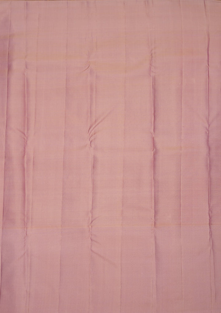 Mauve Zariwork Pure Silk Saree-Koskii
