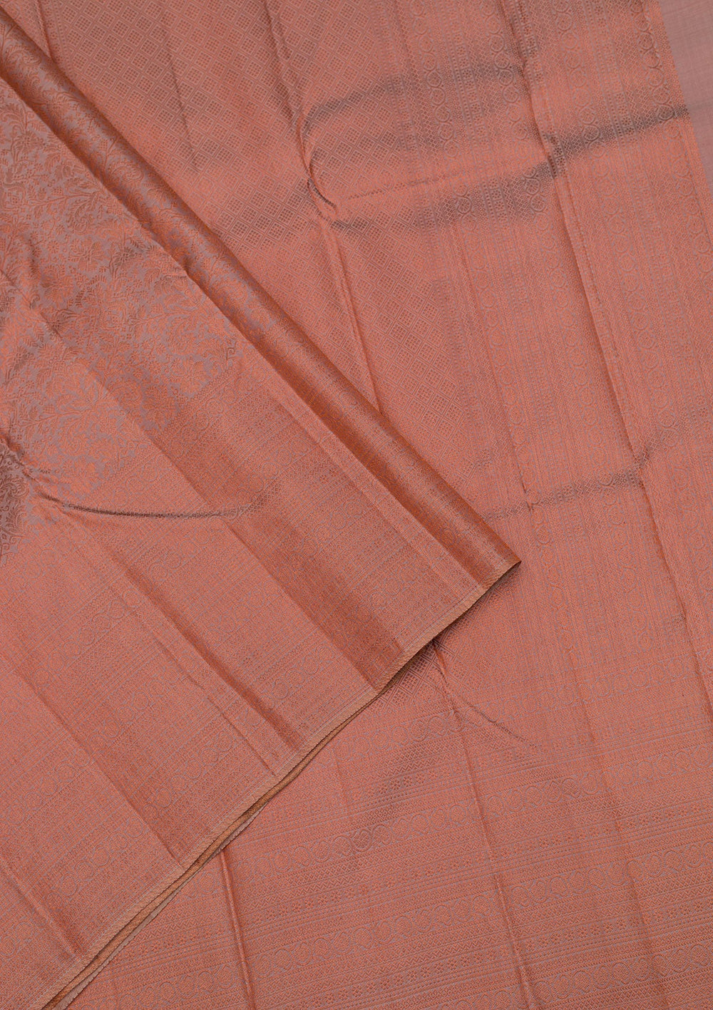 Mauve Zariwork Pure Silk Saree-Koskii