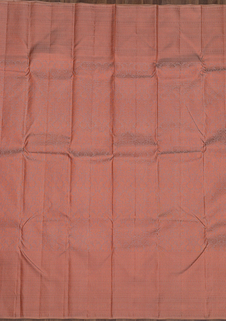 Mauve Zariwork Pure Silk Saree-Koskii