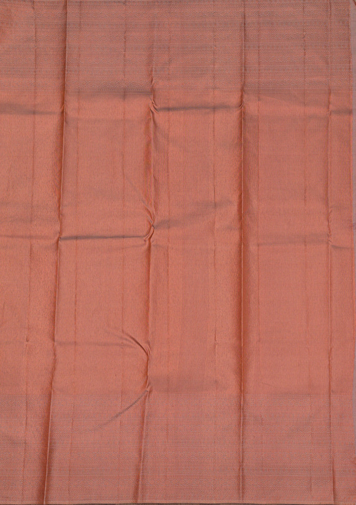 Mauve Zariwork Pure Silk Saree-Koskii