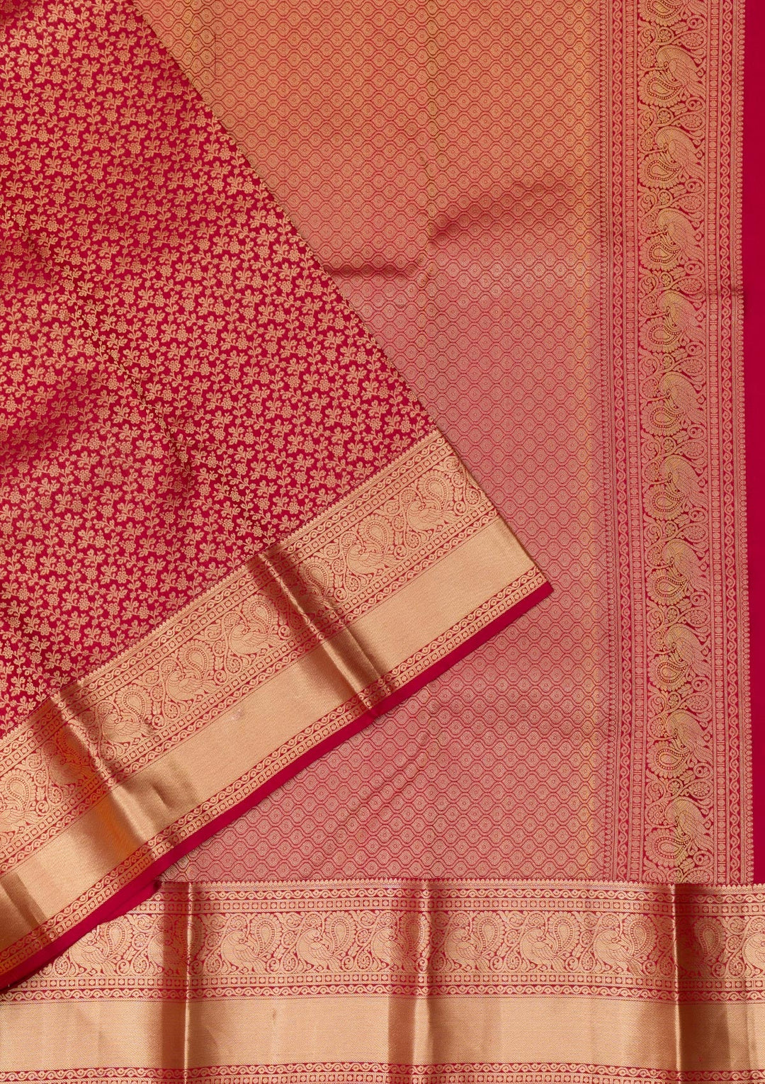 Mauve Zariwork Pure Silk Saree-Koskii