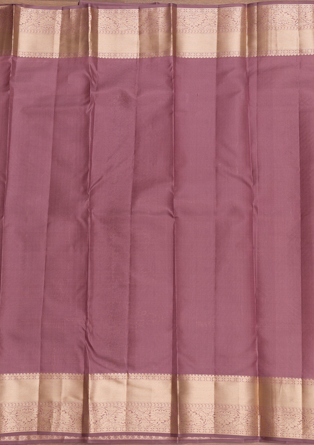 Mauve Zariwork Pure Silk Saree-Koskii