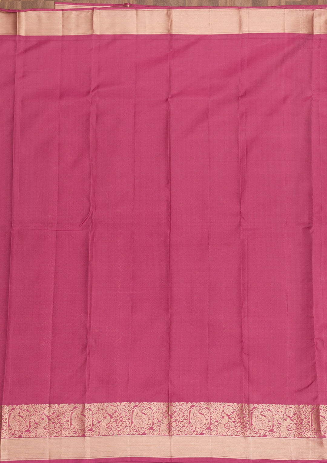 Mauve Zariwork Pure Silk Saree-Koskii