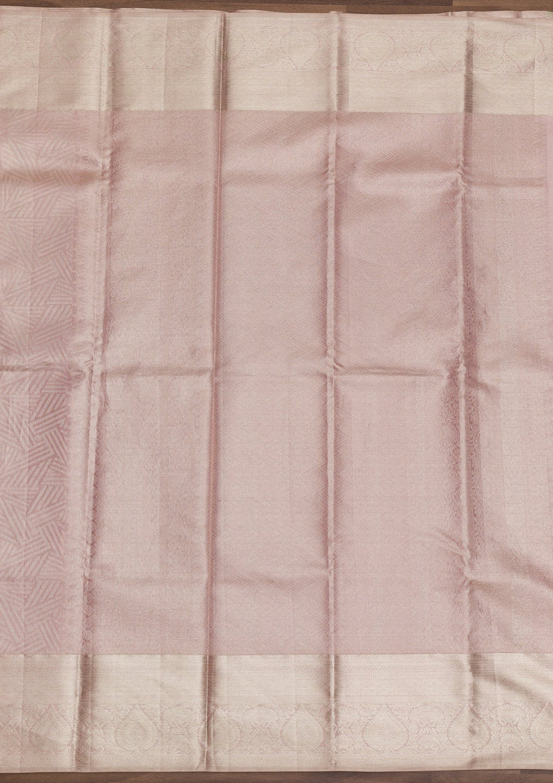 Mauve Zariwork Pure Silk Saree-Koskii