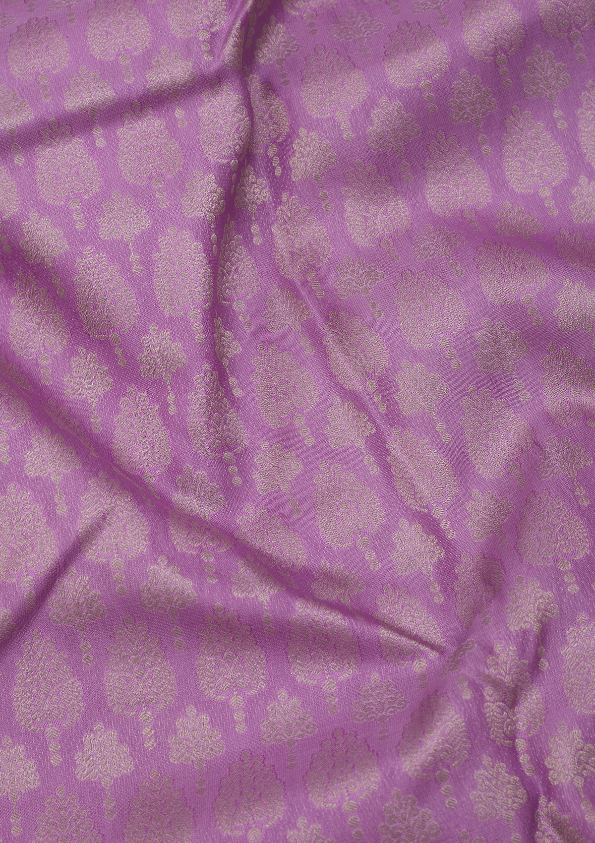 Mauve Zariwork Pure Silk Saree