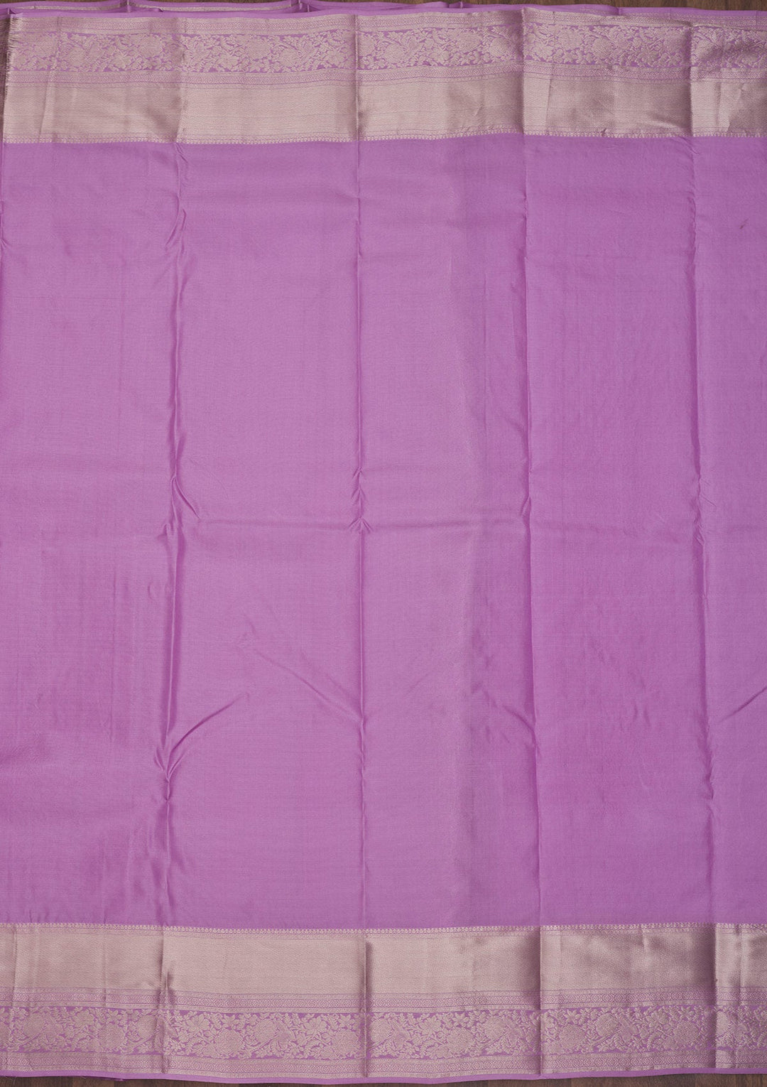 Mauve Zariwork Pure Silk Saree