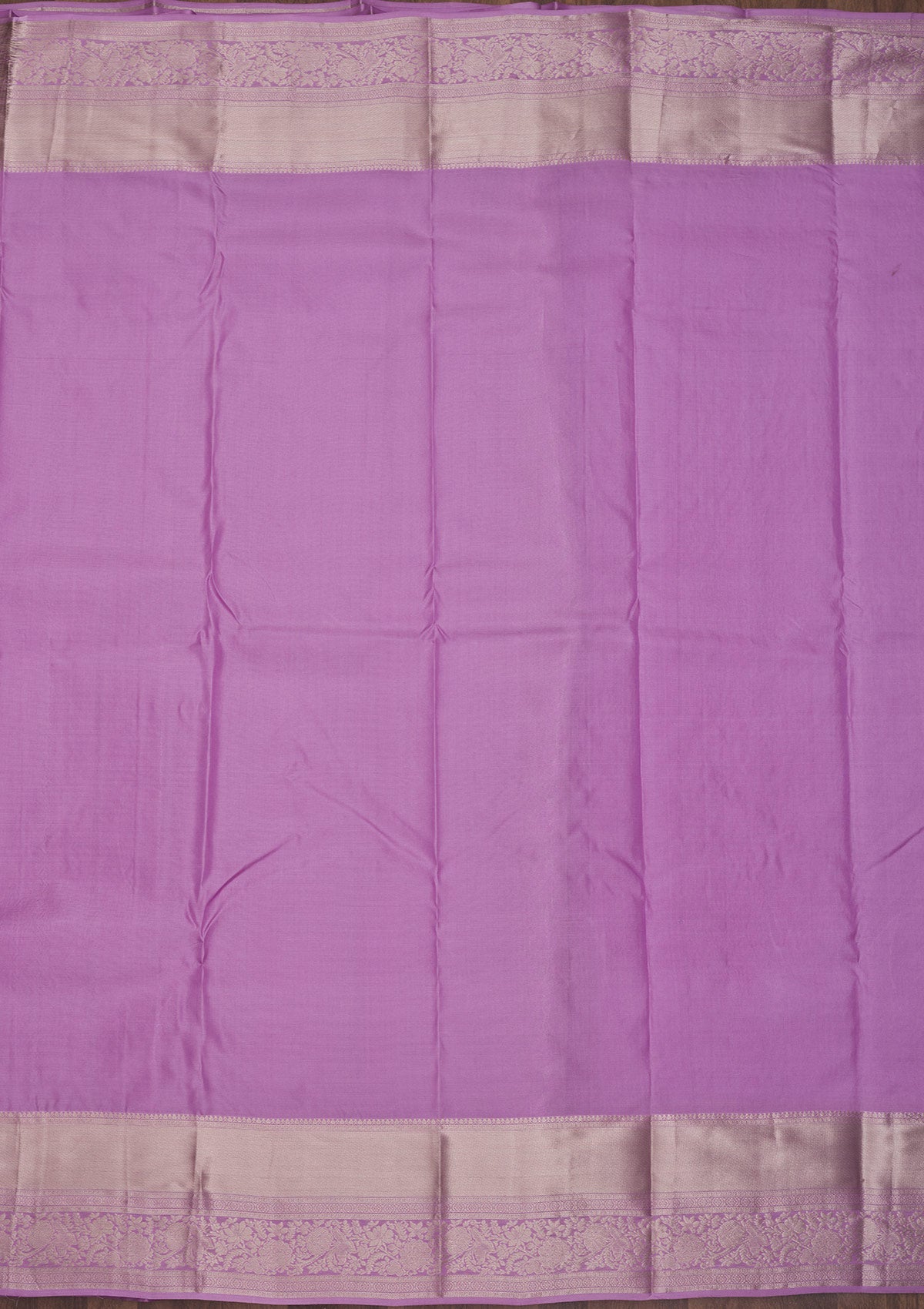 Mauve Zariwork Pure Silk Saree