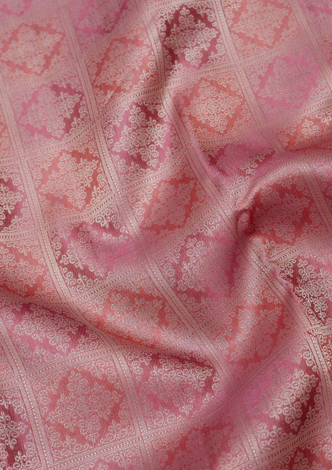 Mauve Zariwork Pure Silk Saree-Koskii
