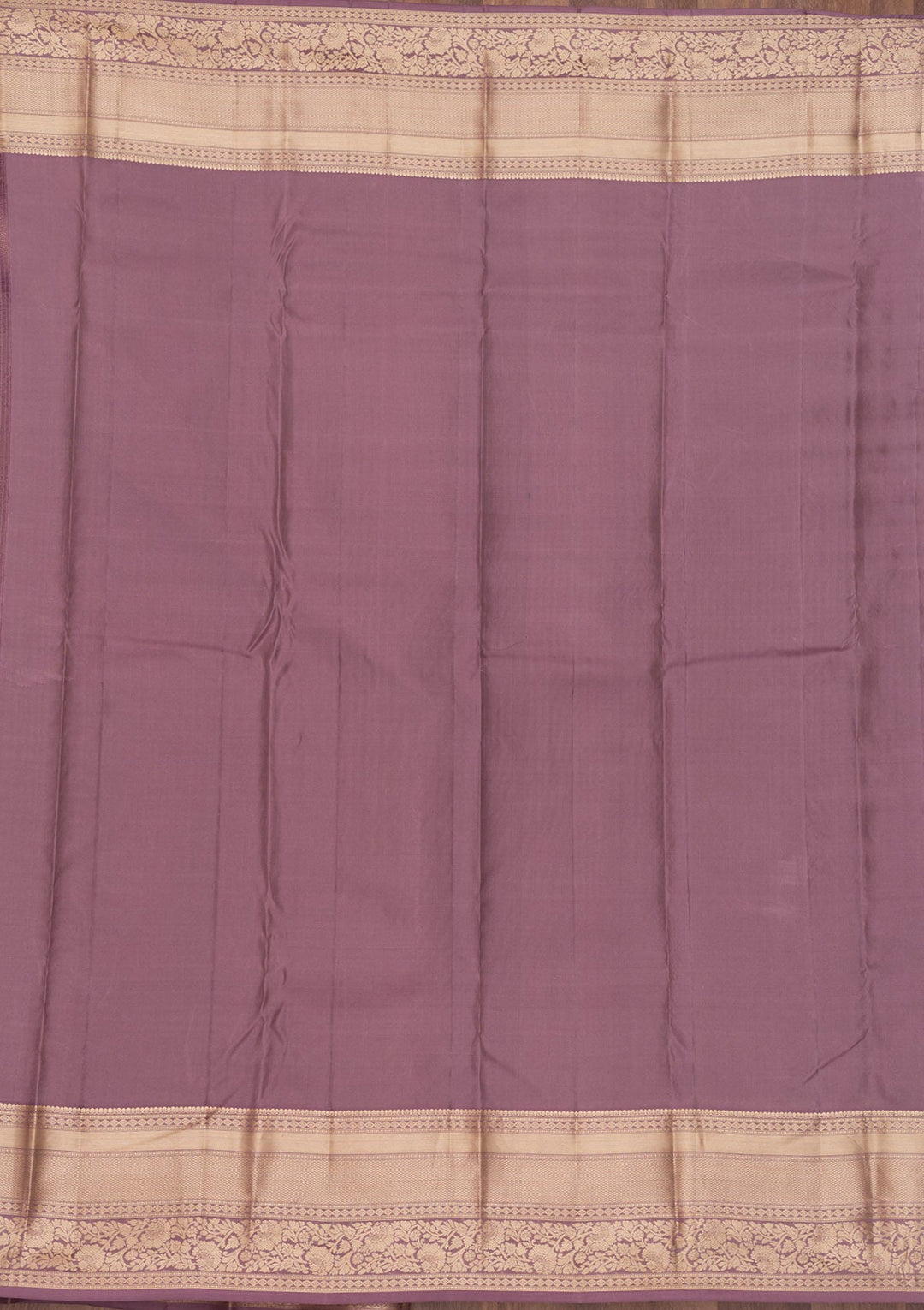 Mauve Zariwork Pure Silk Saree-Koskii
