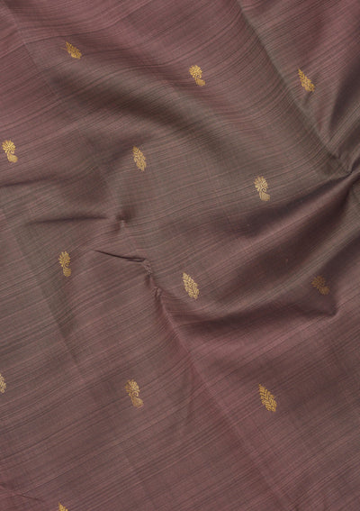 Mauve Zariwork Pure Silk Saree