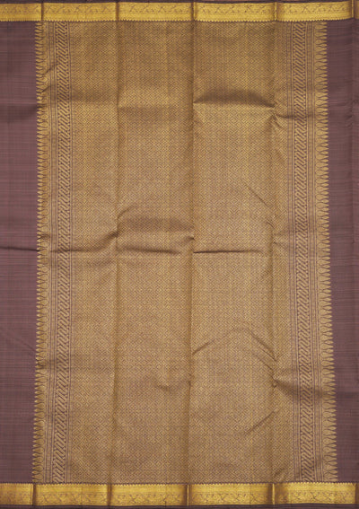 Mauve Zariwork Pure Silk Saree