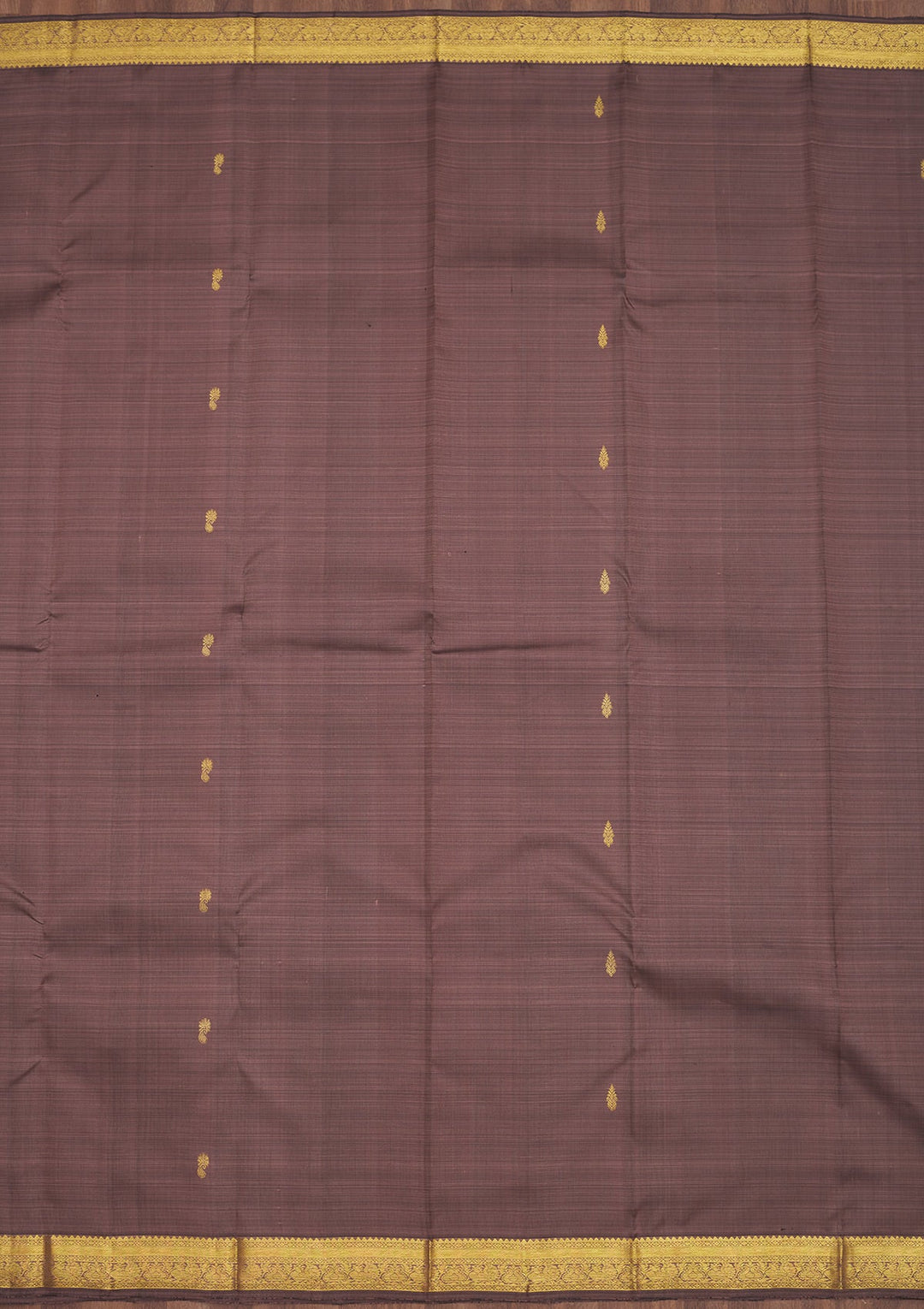 Mauve Zariwork Pure Silk Saree