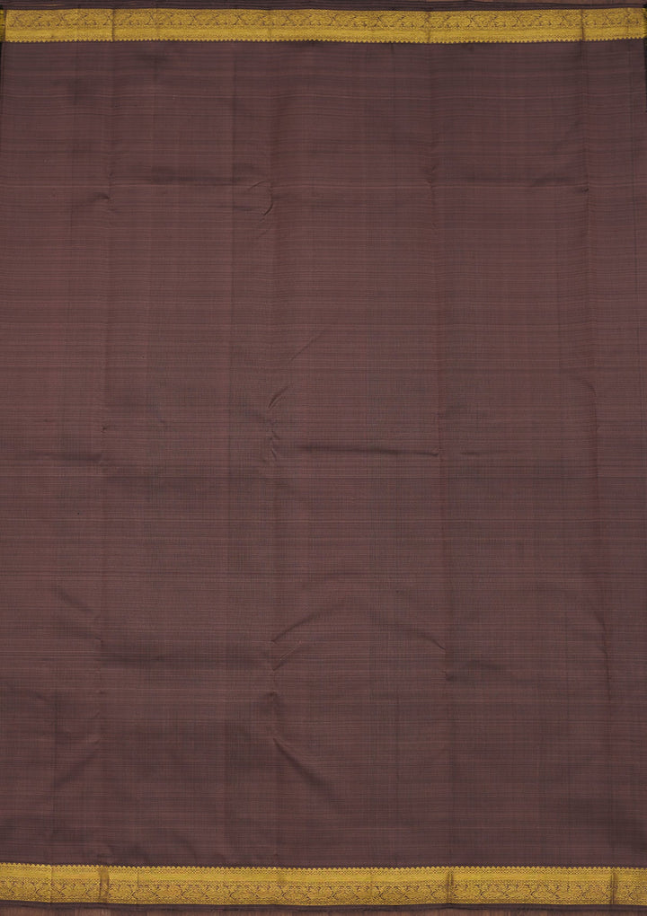 Mauve Zariwork Pure Silk Saree