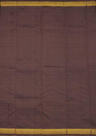 Mauve Zariwork Pure Silk Saree
