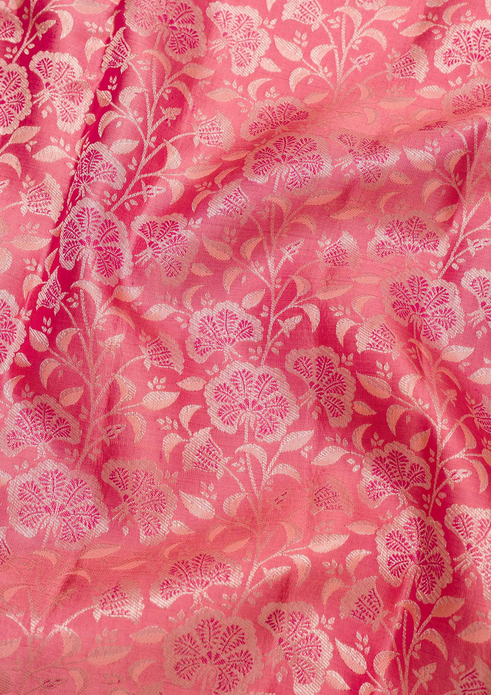 Mauve Zariwork Pure Silk Saree-Koskii