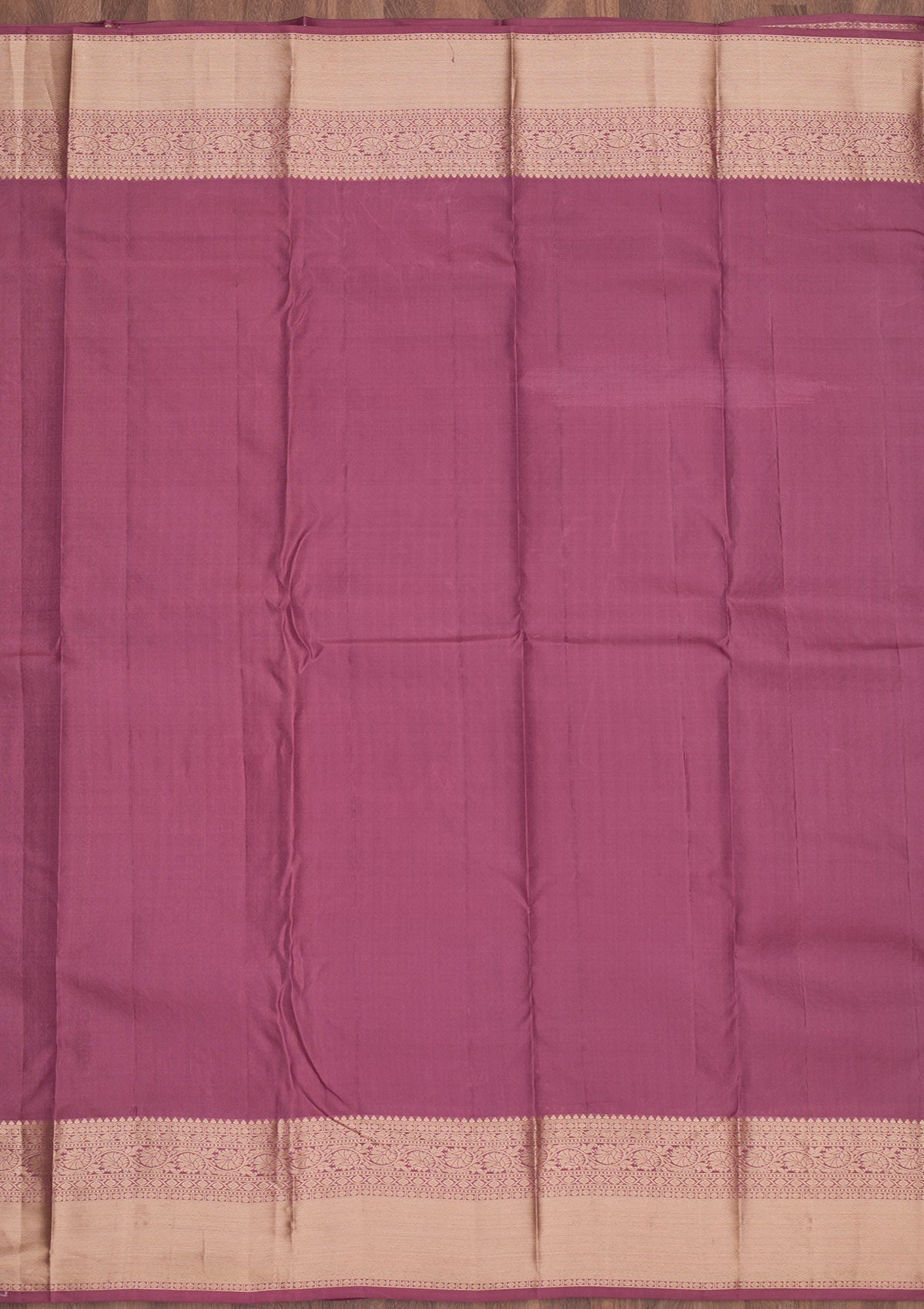 Mauve Zariwork Pure Silk Saree-Koskii