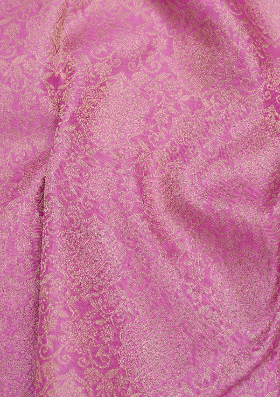Mauve Zariwork Pure Silk Saree-Koskii
