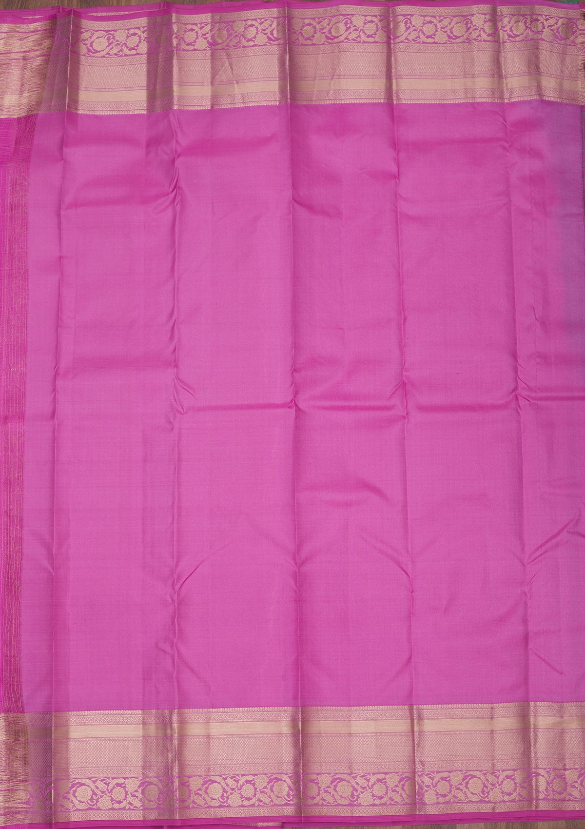 Mauve Zariwork Pure Silk Saree-Koskii