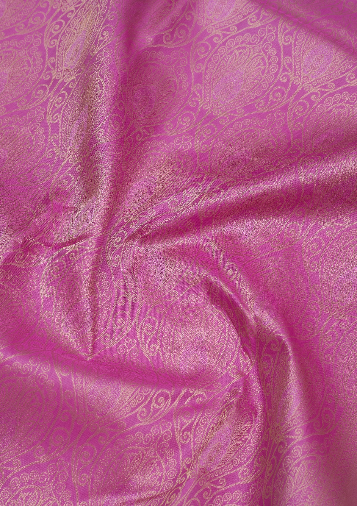 Mauve Zariwork Pure Silk Saree-Koskii