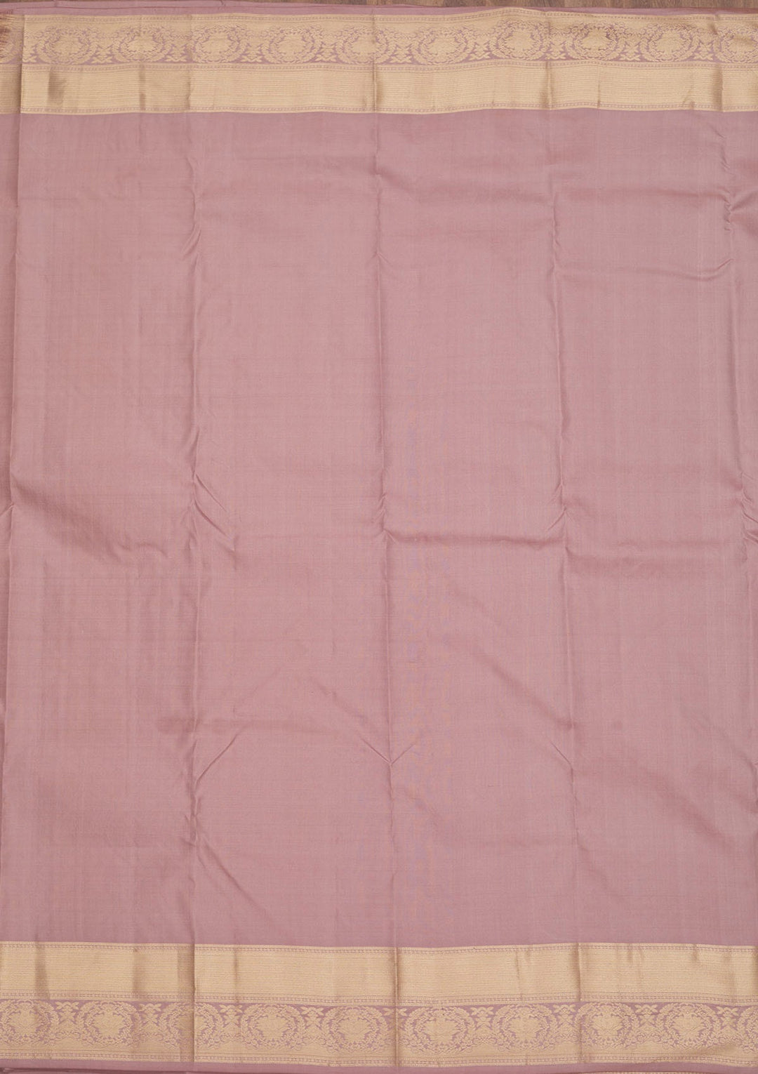 Mauve Zariwork Pure Silk Saree-Koskii