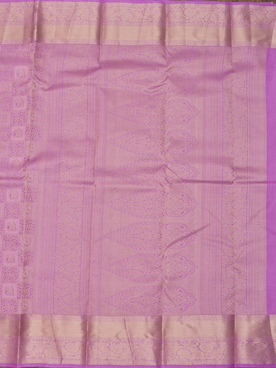 Mauve Zariwork Pure Silk Saree