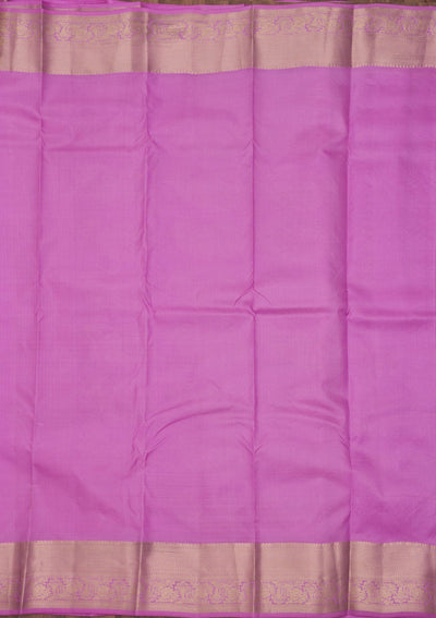 Mauve Zariwork Pure Silk Saree