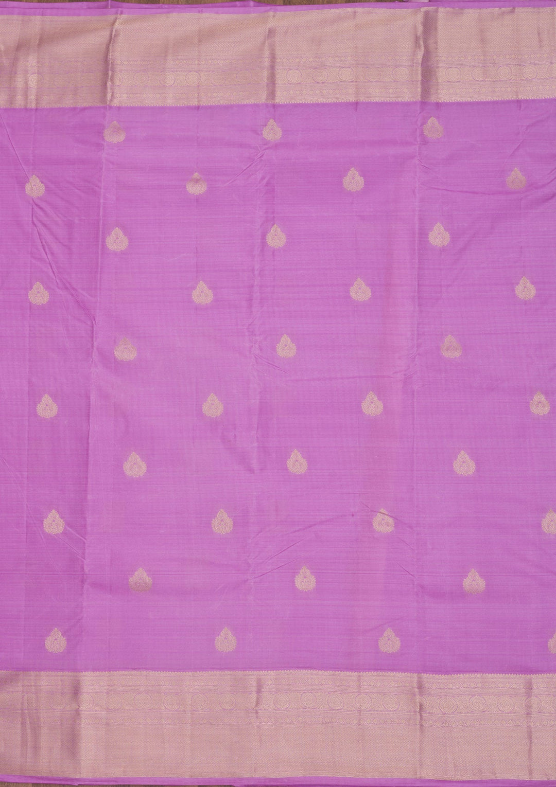 Mauve Zariwork Pure Silk Saree