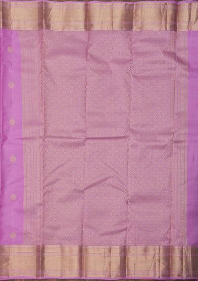 Mauve Zariwork Pure Silk Saree