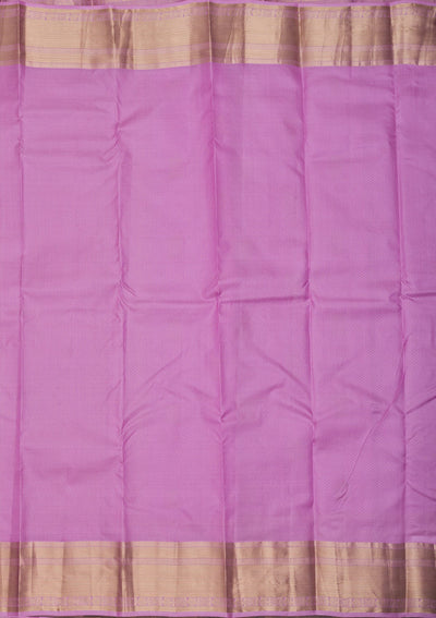 Mauve Zariwork Pure Silk Saree