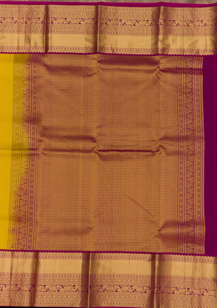 Mehendi Zariwork Pure Silk Saree-Koskii