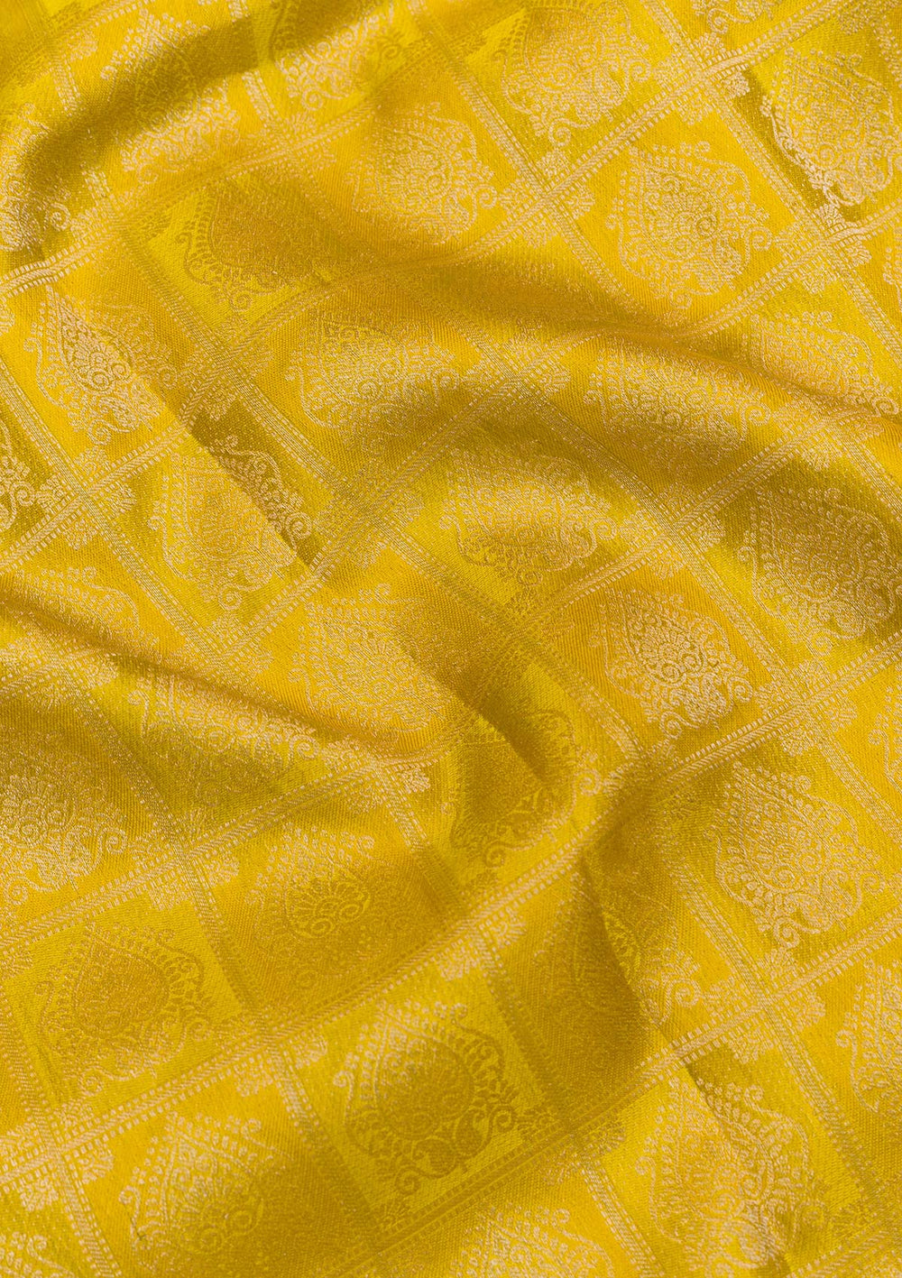 Mehendi Zariwork Pure Silk Saree-Koskii