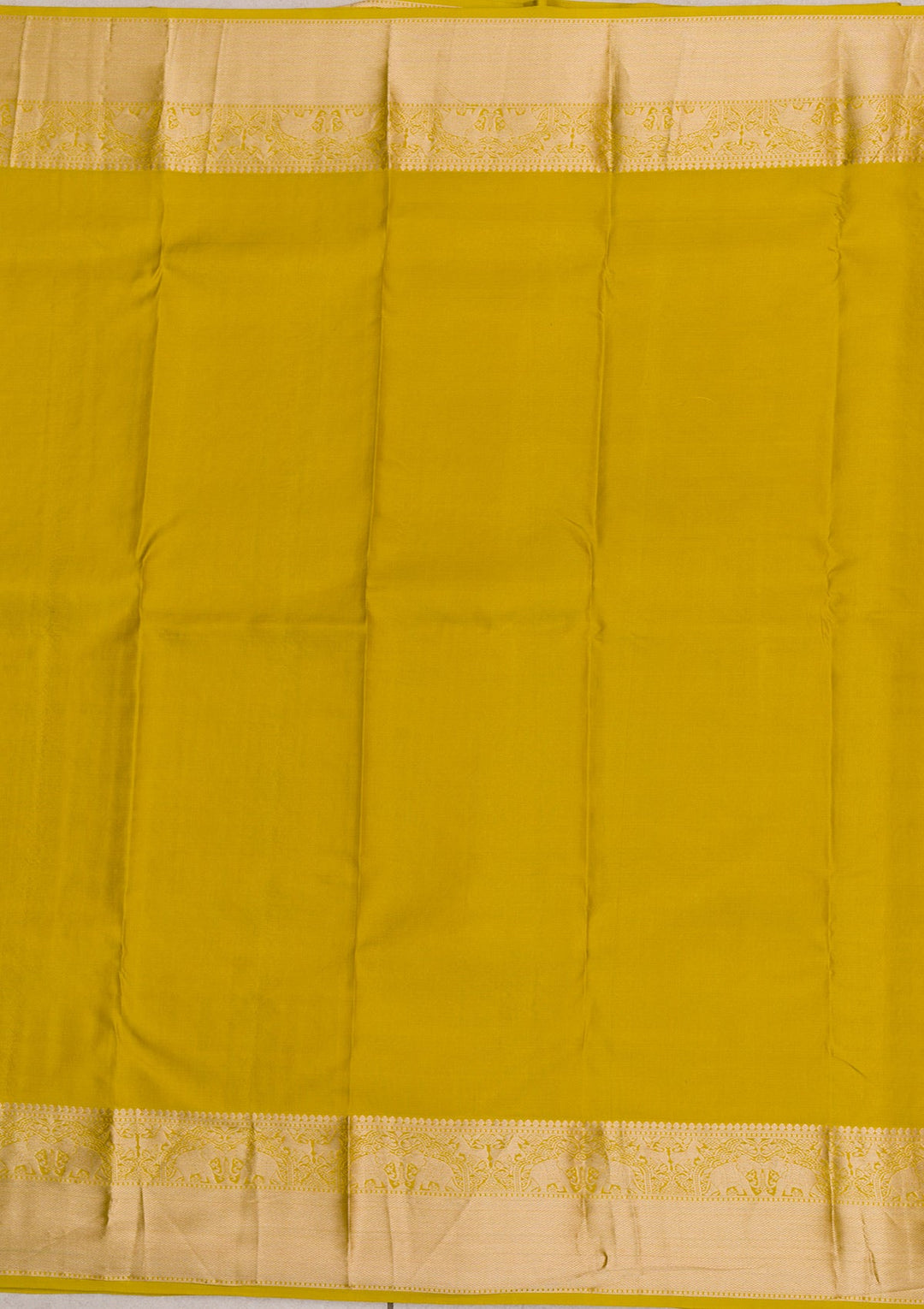 Mehendi Zariwork Pure Silk Saree-Koskii