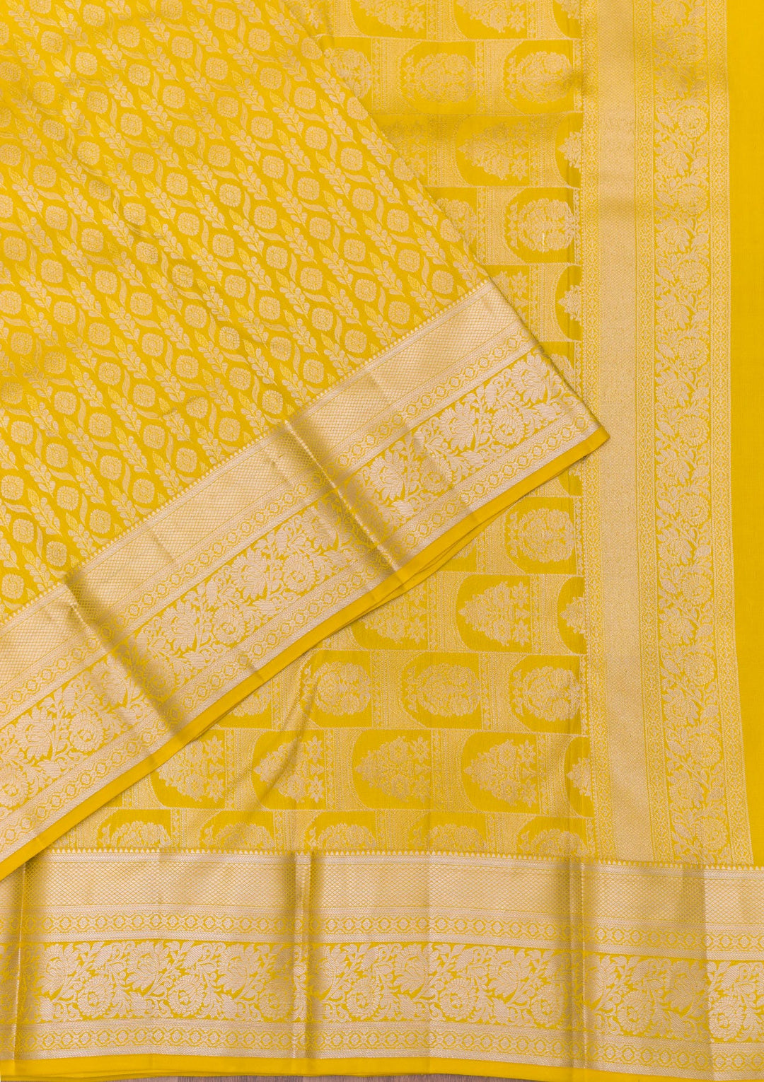 Mehendi Zariwork Pure Silk Saree-Koskii