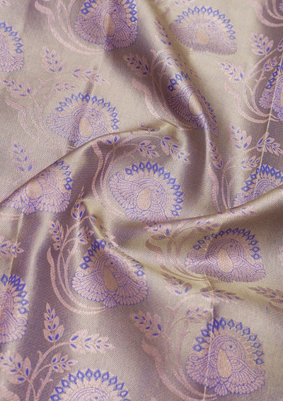 Mehendi Zariwork Pure Silk Saree-Koskii