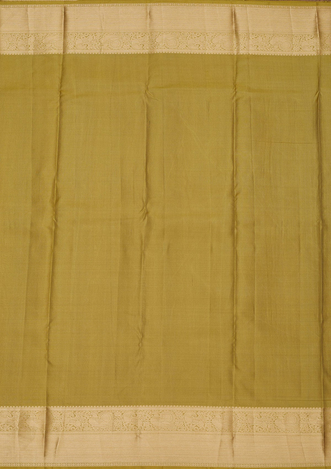 Mehendi Zariwork Pure Silk Saree-Koskii