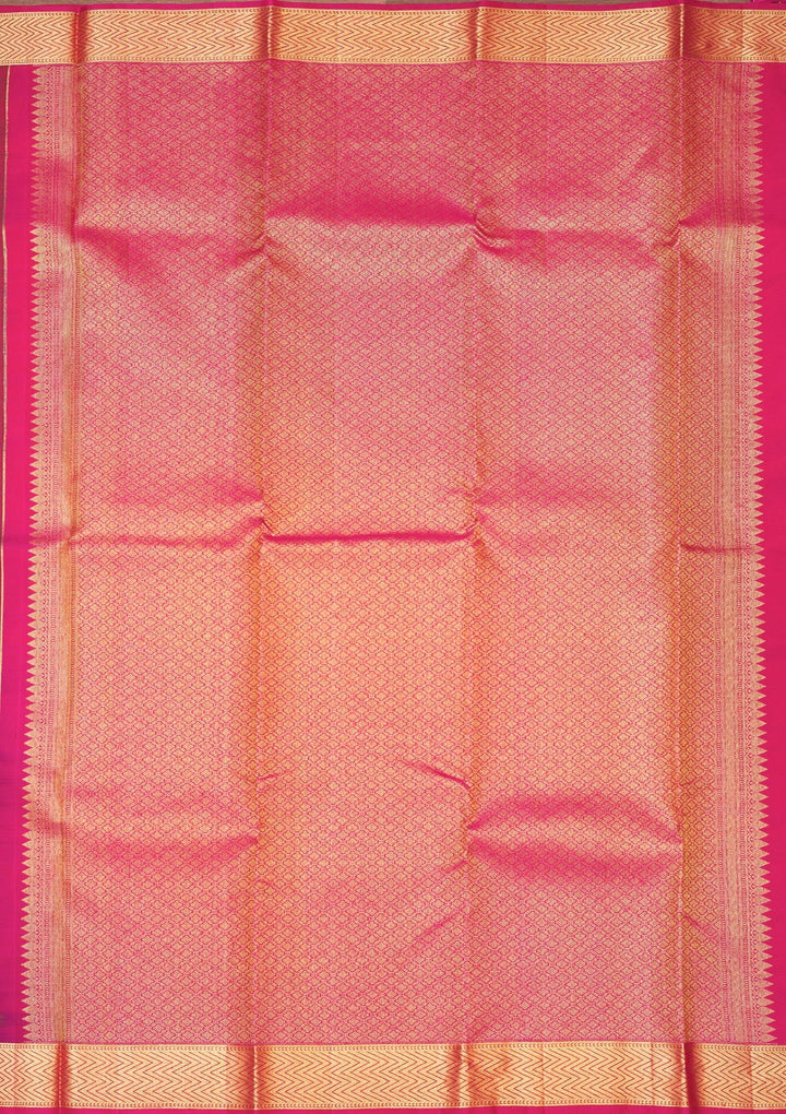 Mehendi Zariwork Pure Silk Saree-Koskii