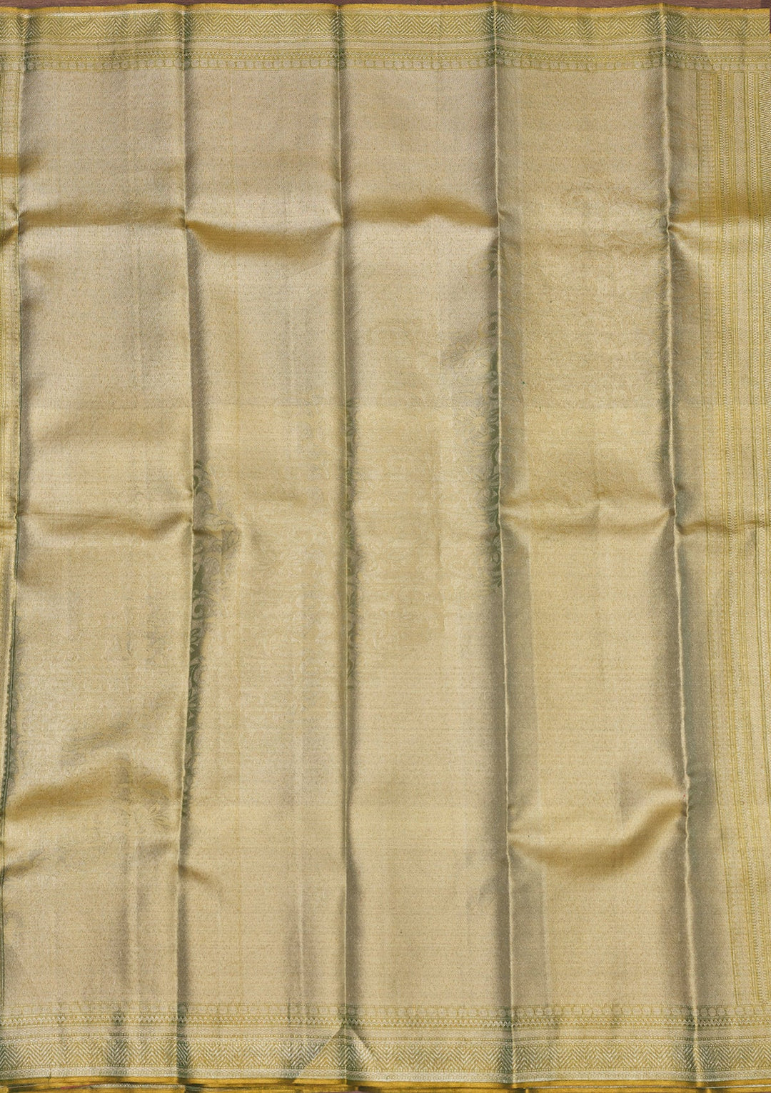 Mehendi Zariwork Pure Silk Saree-Koskii