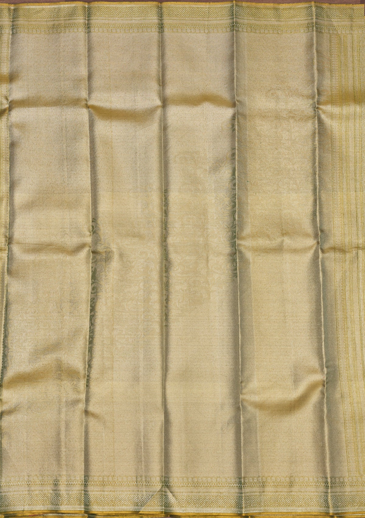 Mehendi Zariwork Pure Silk Saree-Koskii