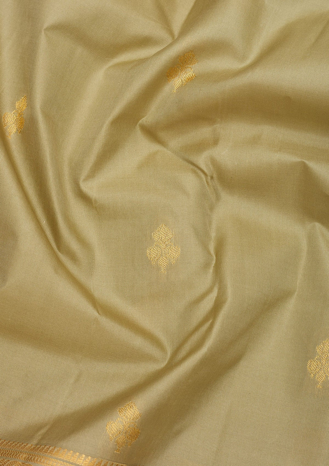 Mehendi Zariwork Pure Silk Saree