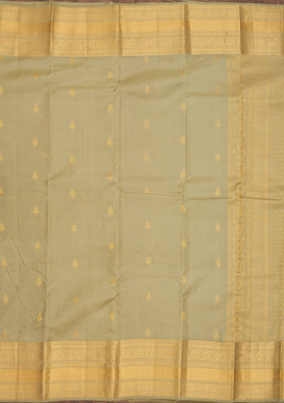 Mehendi Zariwork Pure Silk Saree
