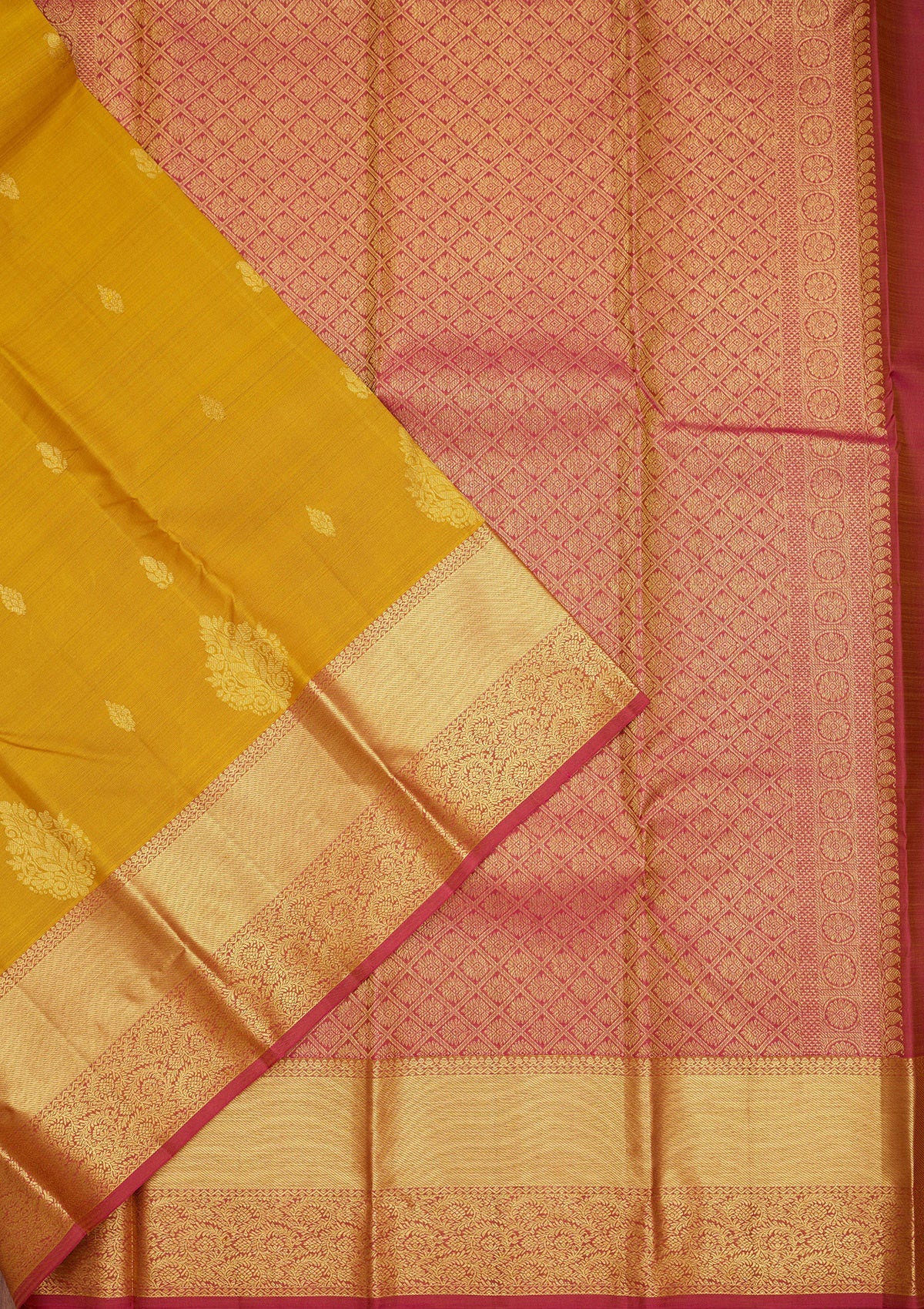 Mehendi Zariwork Pure Silk Saree