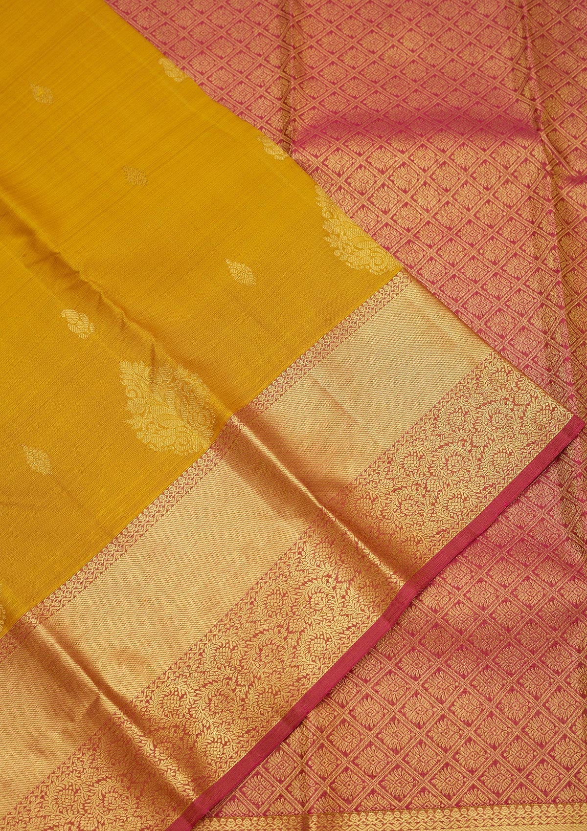 Mehendi Zariwork Pure Silk Saree