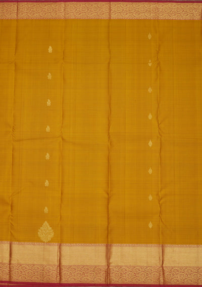 Mehendi Zariwork Pure Silk Saree