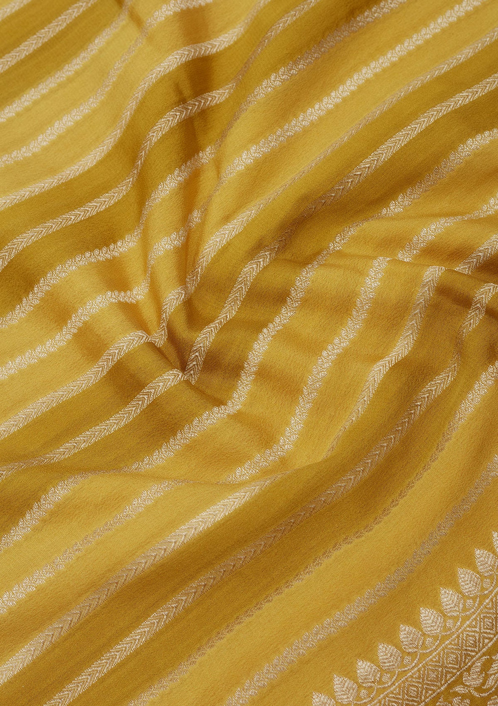 Mehendi Zariwork Pure Silk Saree-Koskii