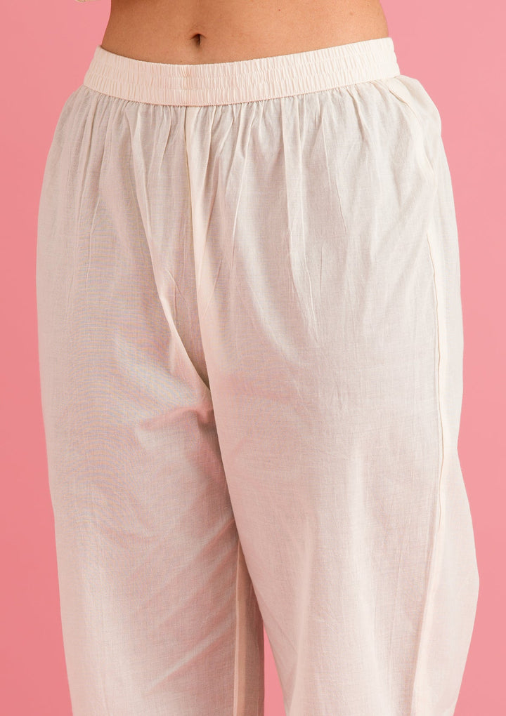 Multi Threadwork Cotton Readymade Salwar Suit-Koskii