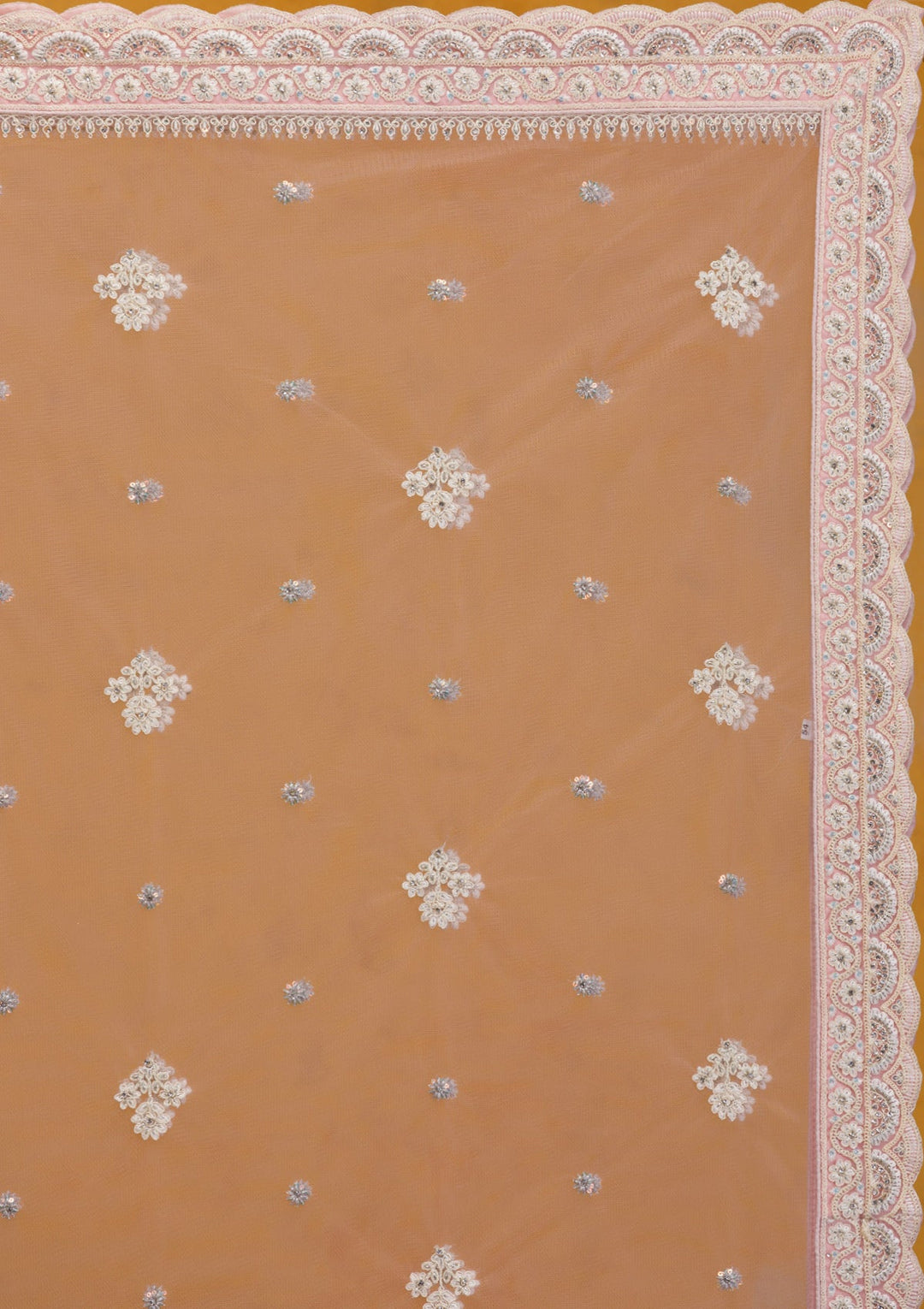 Multi Threadwork Net Readymade Lehenga-Koskii