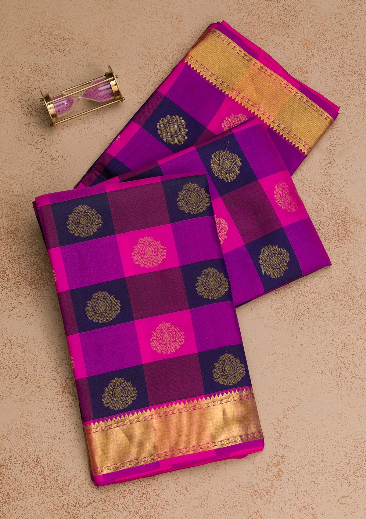 Multi Zariwork Pure Silk Saree-Koskii